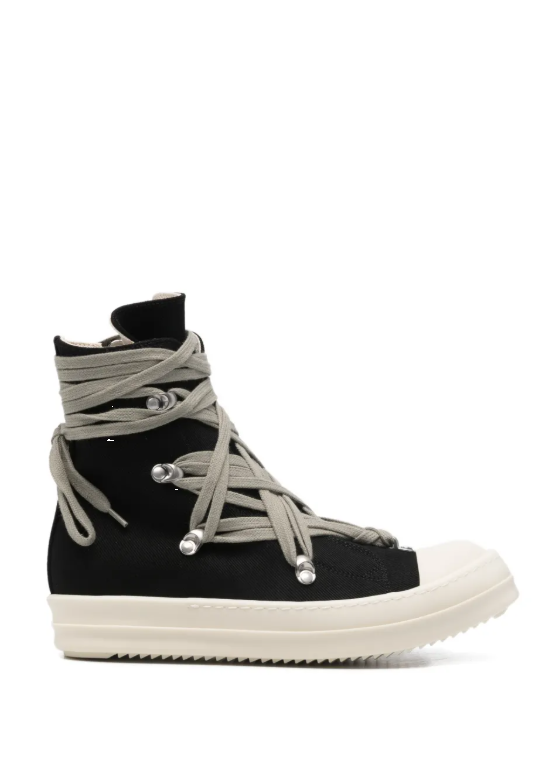 Sneakers megalace in nero Rick Owens Drkshdw - uomo 