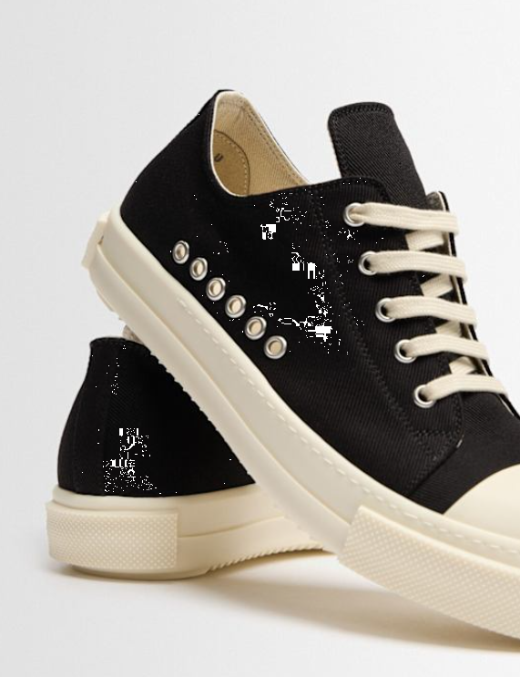 Sneakers basse extreme in nero rick owens drkshdw - uomo 