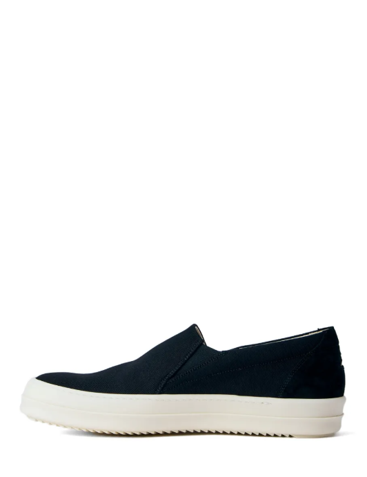 Sneakers basse senza lacci penta boat in nero Rick Owens Drkshdw - uomo 