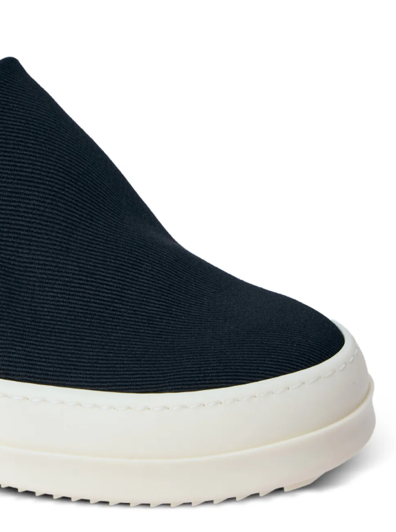 Sneakers basse senza lacci penta boat in nero Rick Owens Drkshdw - uomo 