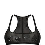 Top semi-trasparente unhorny in nero Rick owens lilies - donna 