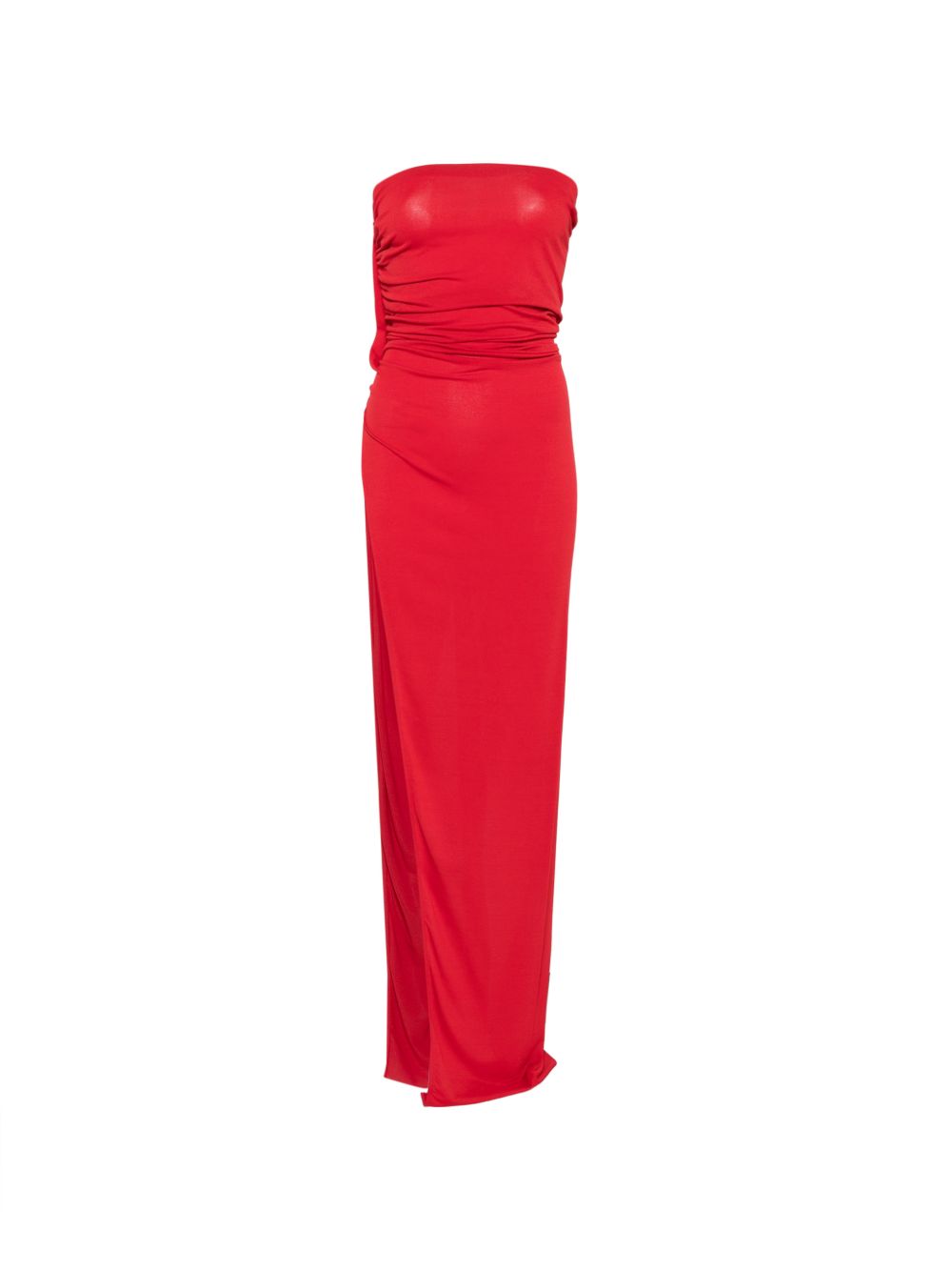 Top con spacco drappeggiato in rosso Rick owens lilies - donna 