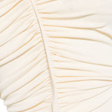 Top con spaccatura arricciata in bianco Rick owens lilies - donna 