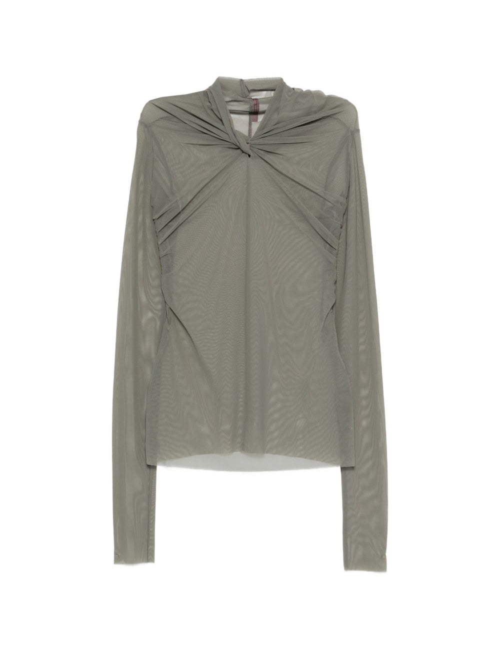 Top a maniche lunghe Kairo Twisted in verde Rick owens lilies - donna 