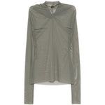 Top a maniche lunghe Kairo Twisted in verde Rick owens lilies - donna 