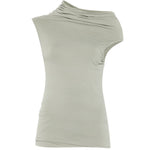 Top drappeggiato lola in grigio Rick owens lilies - donna 