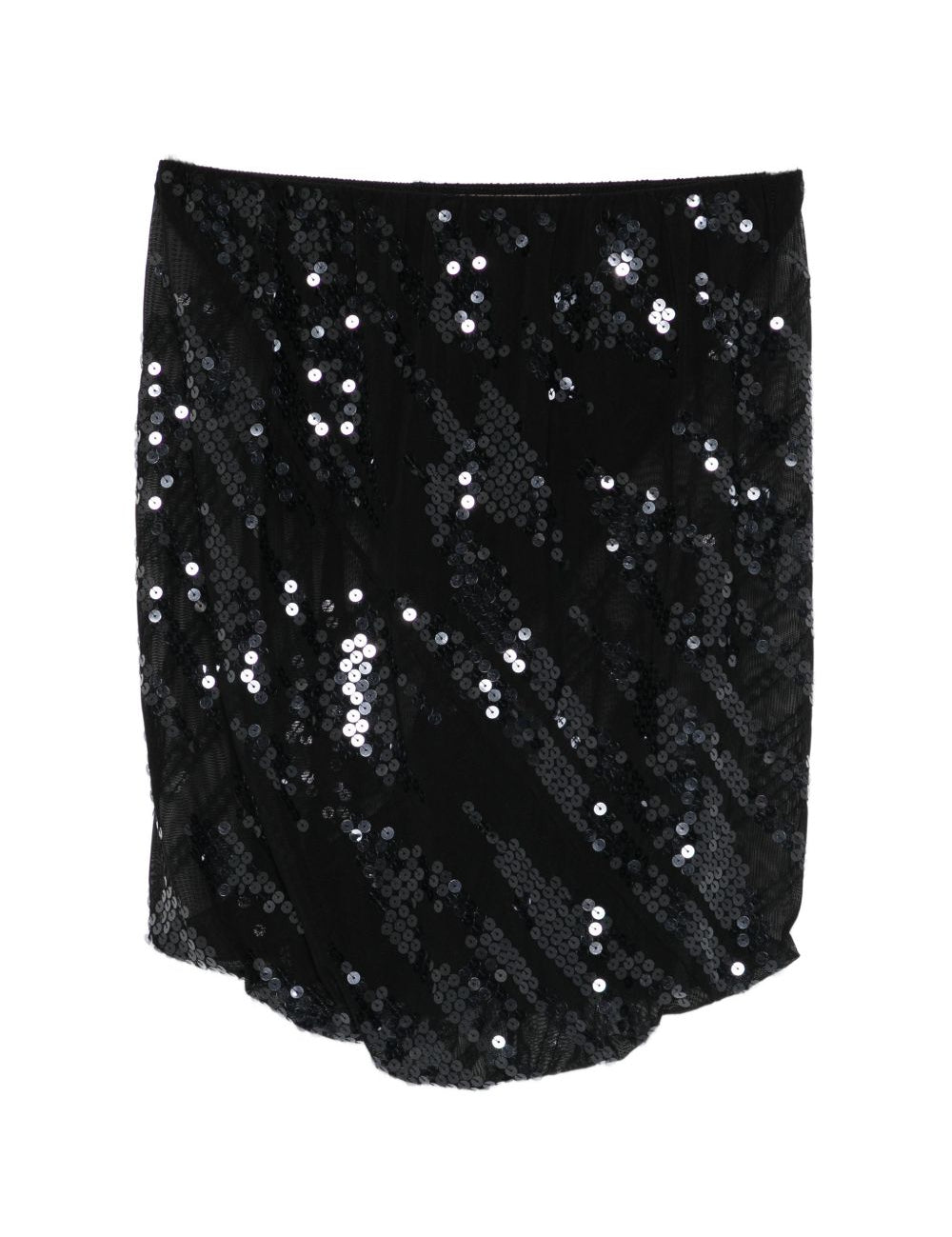 Gonna mini luna in nero Rick Owens Lilies - donna 