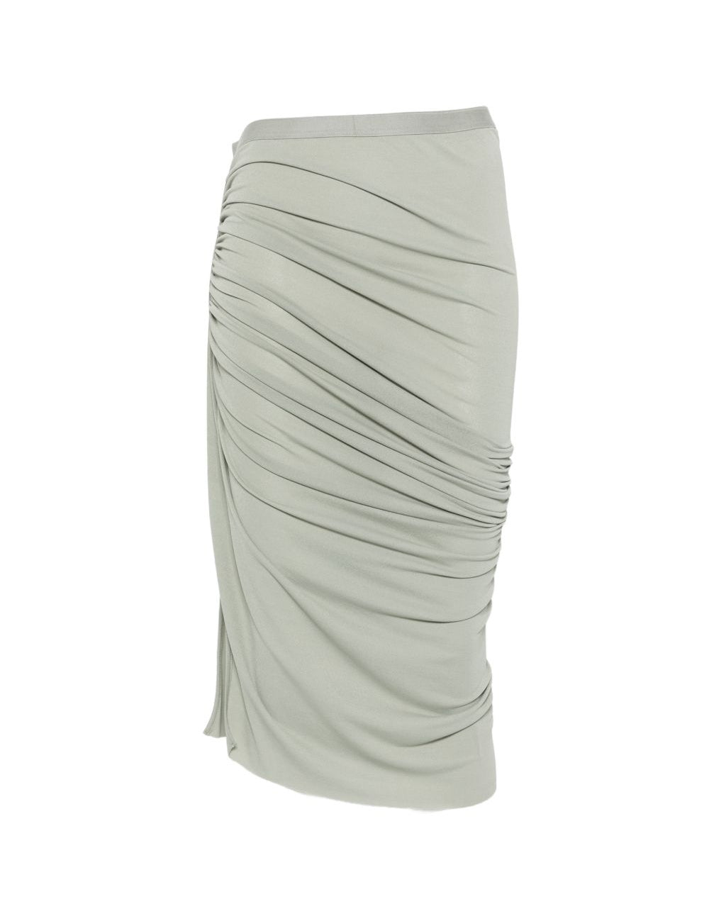 Gonna midi Edfu in verde salvia Rick Owens Lilies - donna 