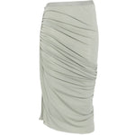 Gonna midi Edfu in verde salvia Rick Owens Lilies - donna 