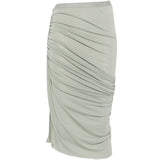 Gonna midi Edfu in verde salvia Rick Owens Lilies - donna 