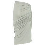 Gonna midi Edfu in verde salvia Rick Owens Lilies - donna 