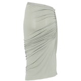 Gonna midi Edfu in verde salvia Rick Owens Lilies - donna 