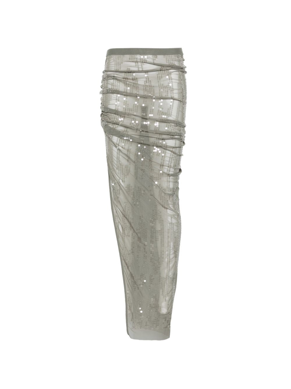 Gonna lunga eva in verde salvia Rick Owens Lilies - donna 