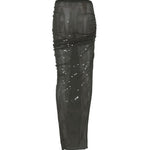 Gonna lunga eva in verde salvia Rick Owens Lilies - donna 