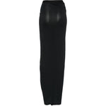 Gonna asimmetrica drappeggiata in nero Rick owens lilies - donna 