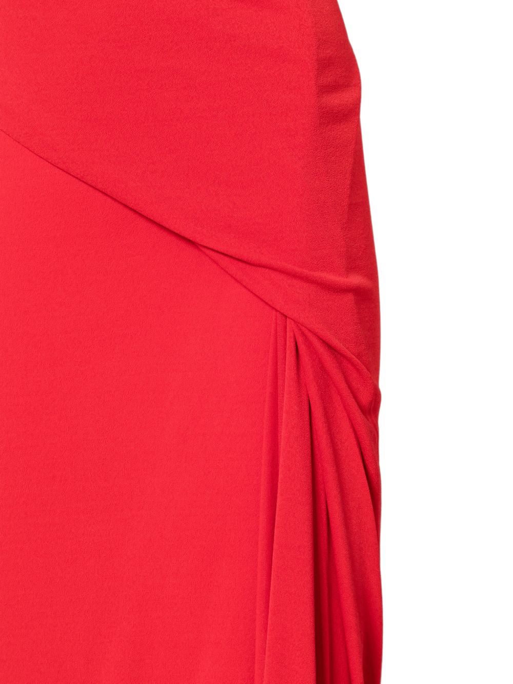 Gonna lunga drappeggiata in rosso Rick Owens Lilies - donna 