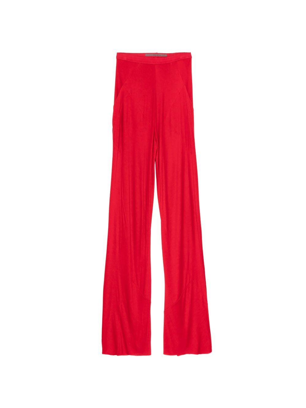 PANTALONI DRITTI BIAS IN ROSSO RICK OWENS LILIES - DONNA 