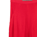 PANTALONI DRITTI BIAS IN ROSSO RICK OWENS LILIES - DONNA 