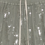 Pantaloncini con paillettes in verde Rick owens lilies - donna 