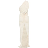 Abito lungo Avra in avorio Rick Owens Lilies - donna 