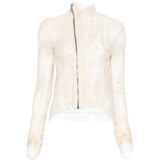 Giacca Naska Gary con paillettes in avorio Rick Owens Lilies - donna 