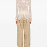 Giacca Naska Gary con paillettes in avorio Rick Owens Lilies - donna 