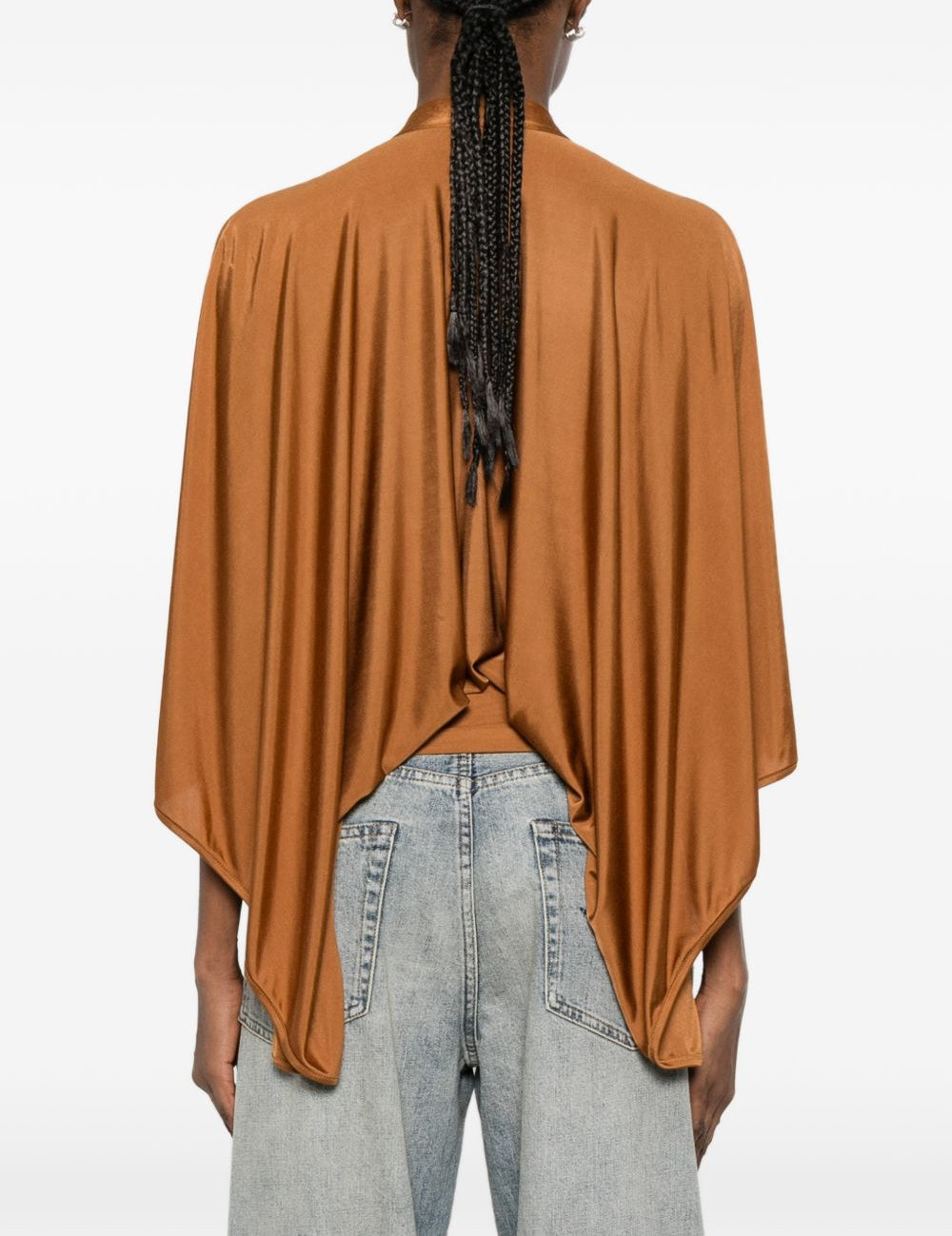 Blusa con nodo in bronzo Rick Owens Lilies - donna 