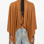 Blusa con nodo in bronzo Rick Owens Lilies - donna 