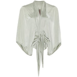 Blusa con nodo in argento Rick Owens Lilies - donna 