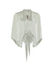 Blusa con nodo in argento Rick Owens Lilies - donna