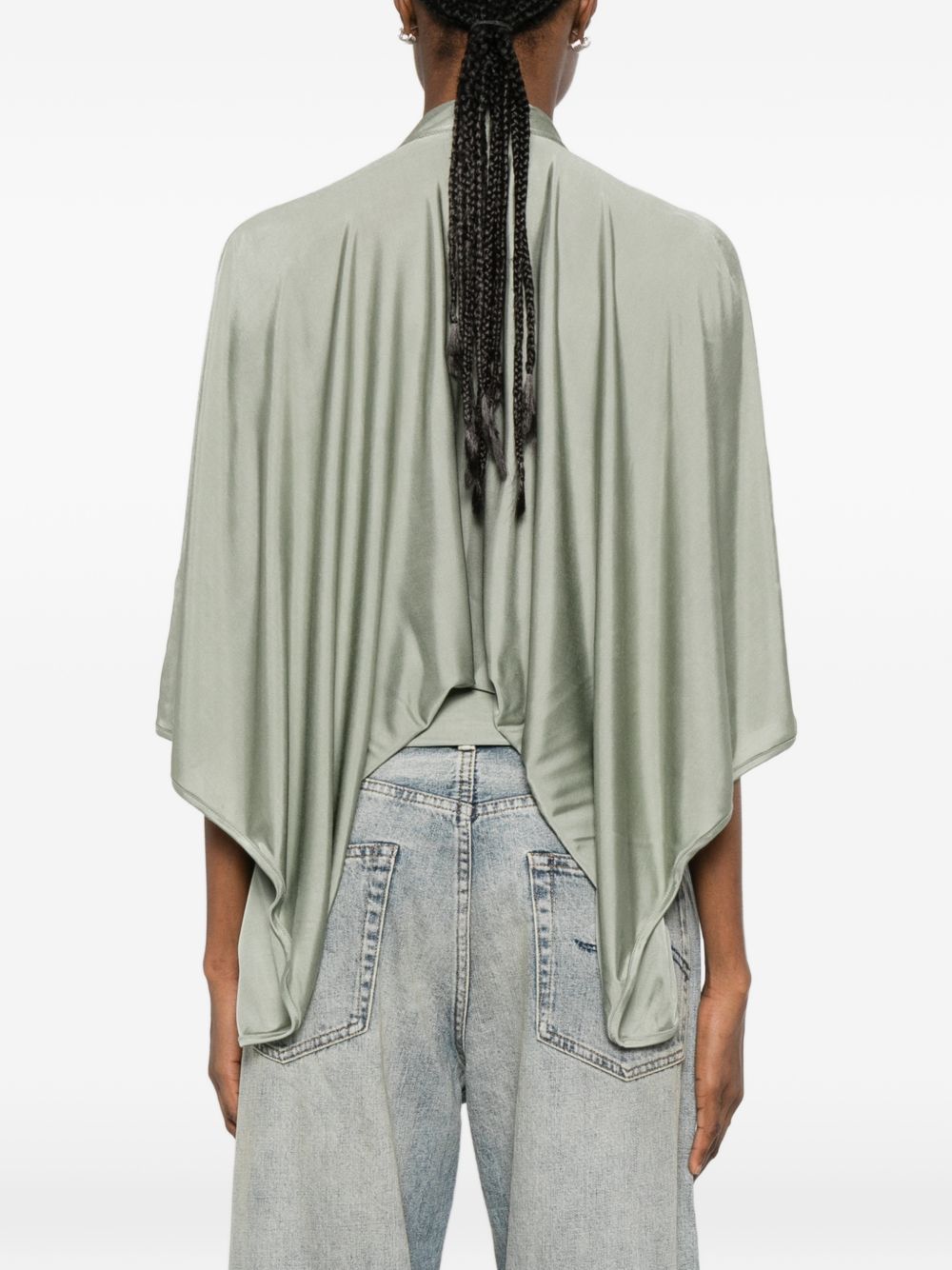 Blusa con nodo in argento Rick Owens Lilies - donna 