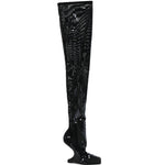 Stivali con paillettes in nero Rick owens lilies - donna 