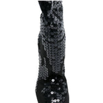 Stivali con paillettes in nero Rick owens lilies - donna 