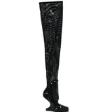 Stivali con paillettes in nero Rick owens lilies - donna 