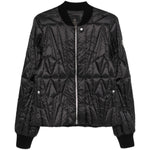 Giacca trapuntata geocamo in nero Rick Owens x Moncler - unisex<BR/> 