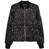 Giacca trapuntata geocamo in nero Rick Owens x Moncler - unisex<BR/> 