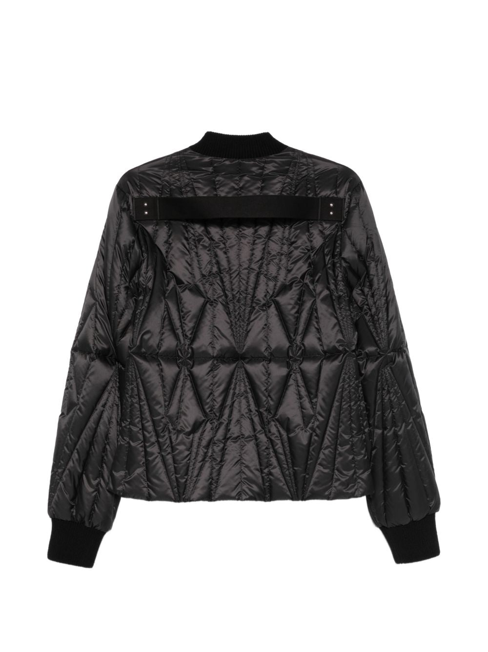 Giacca trapuntata geocamo in nero Rick Owens x Moncler - unisex<BR/> 