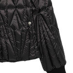 Giacca trapuntata geocamo in nero Rick Owens x Moncler - unisex<BR/> 