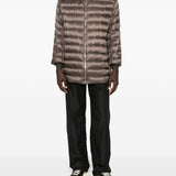 Parka trapuntata flight in marrone Rick Owens x Moncler - unisex<BR/> 