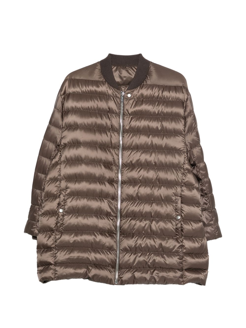 Parka trapuntata flight in marrone Rick Owens x Moncler - unisex<BR/> 