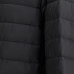 Giacca con cappuccio ziplock in nero Rick Owens x Moncler - unisex<BR/> 
