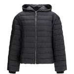 Giacca con cappuccio ziplock in nero Rick Owens x Moncler - unisex<BR/> 