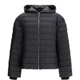 Giacca con cappuccio ziplock in nero Rick Owens x Moncler - unisex<BR/> 