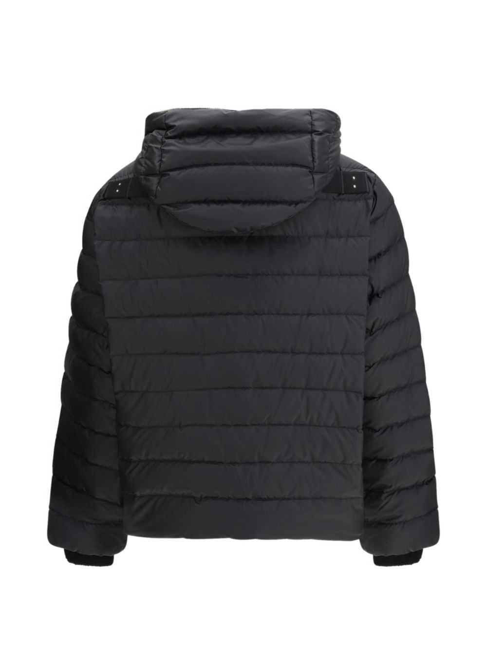 Giacca con cappuccio ziplock in nero Rick Owens x Moncler - unisex<BR/> 