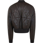 Giacca crop geocamo in marrone Rick Owens x Moncler - unisex<BR/> 