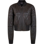 Giacca crop geocamo in marrone Rick Owens x Moncler - unisex<BR/> 