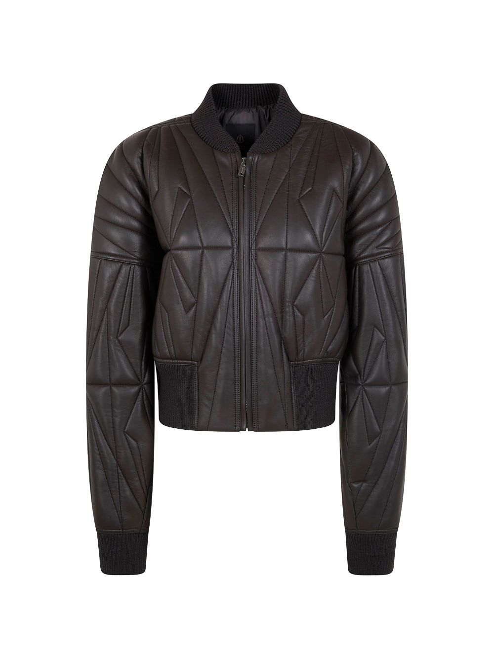 Giacca crop geocamo in marrone Rick Owens x Moncler - unisex<BR/> 