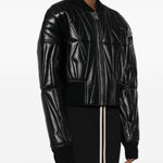Giacca crop geocamo in nero Rick Owens x Moncler - unisex 