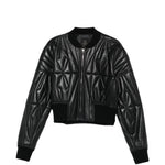 Giacca crop geocamo in nero Rick Owens x Moncler - unisex 