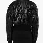 Giacca crop geocamo in nero Rick Owens x Moncler - unisex 